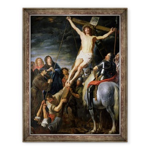 Tablou inramat - Gaspar de Crayer - Ridicarea Crucii, 70 x 90 cm