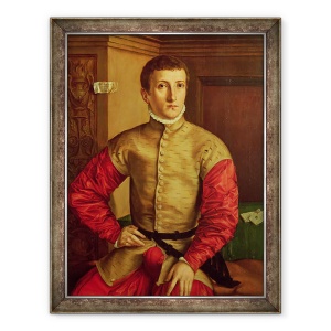 Tablou inramat - Georg Pencz - Portretul unui Tanar, 60 x 80 cm