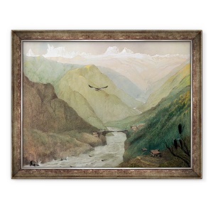 Tablou inramat - George Landseer - Kashmir, 60 x 80 cm
