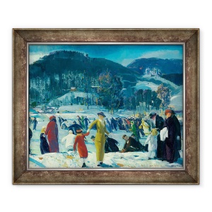 Tablou inramat - George Wesley Bellows - Dragostea de iarna, 70 x 85 cm