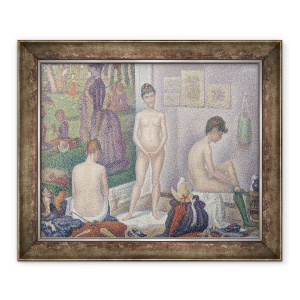 Tablou inramat - Georges Pierre Seurat - Modelele, 70 x 85 cm