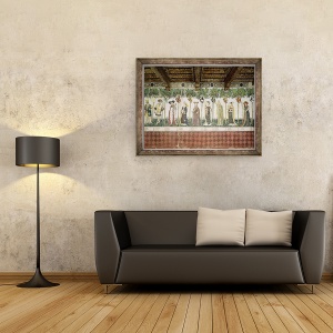 Tablou inramat - Giacomo Jaquerio - Cele noua femei demne, 60 x 80 cm - Img 2