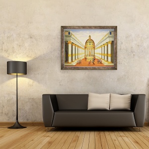 Tablou inramat - Giacomo Torelli - Actul I, 60 x 80 cm - Img 2