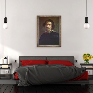 Tablou inramat - Gian Lorenzo Bernini - Autoportret, 70 x 90 cm - Img 3