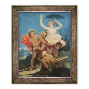 Tablou inramat - Giovanni Battista Tiepolo - Apollo si Daphne, 50 x 60 cm