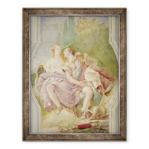 Tablou inramat - Giovanni Battista Tiepolo - Rinaldo Fermecat de Armida, 60 x 80 cm