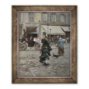 Tablou inramat - Giovanni Boldini - Traversarea strazii, 70 x 85 cm