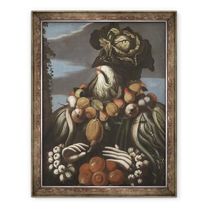 Tablou inramat - Giuseppe Arcimboldo - Iarna I, 60 x 80 cm
