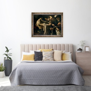 Tablou inramat - Guercino - intoarcerea Fiului risipitor, 70 x 90 cm - Img 3