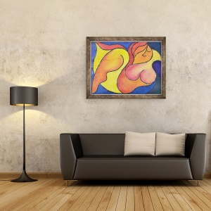 Tablou inramat - Guilherme Pontes - Din cand in cand, 60 x 80 cm - Img 2