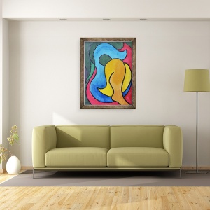 Tablou inramat - Guilherme Pontes - Pe drumul nostru spre casa, 60 x 80 cm - Img 2