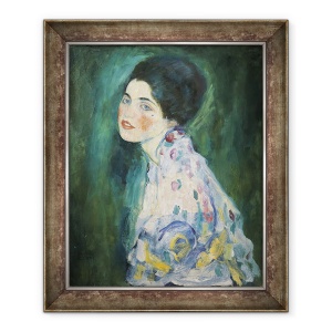 Tablou inramat - Gustav Klimt - Portret De O Tanara Femeie, 70 x 85 cm