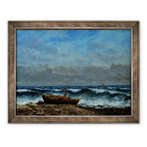 Tablou inramat - Gustave Courbet - Marea furtunoasa sau, 70 x 90 cm