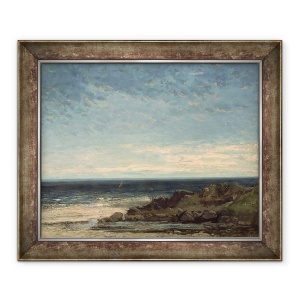Tablou inramat - Gustave Courbet - Marea II, 50 x 60 cm