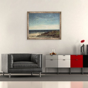 Tablou inramat - Gustave Courbet - Marea II, 50 x 60 cm - Img 2