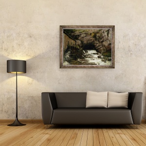 Tablou inramat - Gustave Courbet - Sursa Loue, 70 x 90 cm - Img 2