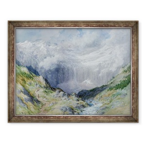 Tablou inramat - Gustave Dore - Circul de la Gavarnie, 70 x 90 cm