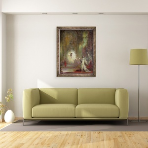 Tablou inramat - Gustave Moreau - Aparitia, 60 x 80 cm - Img 2