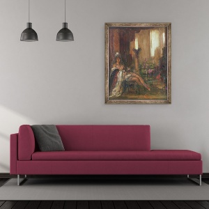Tablou inramat - Gustave Moreau - Delilah, 50 x 60 cm - Img 2