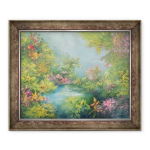 Tablou inramat - Hannibal Mane - Impresie tropicala, 50 x 60 cm