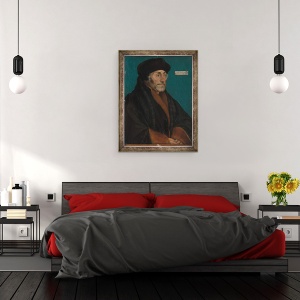 Tablou inramat - Hans Holbein the Younger - Erasmus din Rotterdam II, 70 x 90 cm - Img 3