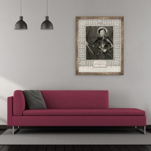 Tablou inramat - Hans Holbein the Younger - Sir Nicholas Carew, 50 x 60 cm - Img 2