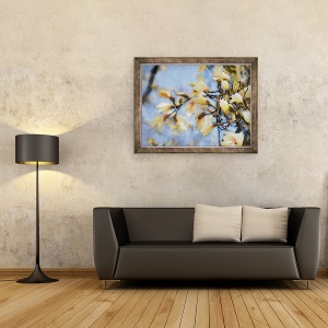 Tablou inramat - Helen White - Cerul Albastru Magnolia, 2019, 60 x 80 cm - Img 2