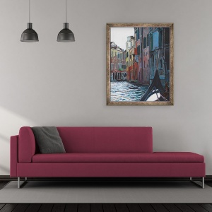 Tablou inramat - Helen White - Garla venetiana, 2012, 50 x 60 cm - Img 2