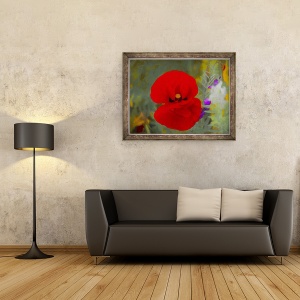 Tablou inramat - Helen White - Scarlet, 2019, 60 x 80 cm - Img 2