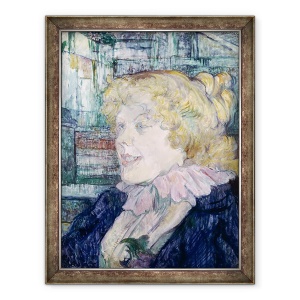 Tablou inramat - Henri de Toulouse-Lautrec - Fata englezoaica de la The Star la Le Havre, 60 x 80 cm