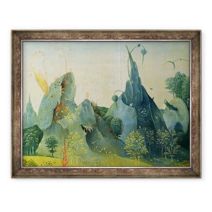 Tablou inramat - Hieronymus Bosch - Gradina deliciilor Pamantesti VIII, 60 x 80 cm