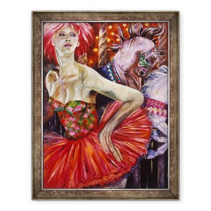 Tablou inramat - Hilary Dunne - La Targul de distractii, 60 x 80 cm