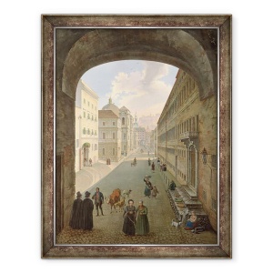 Tablou inramat - Hubert Sattler - Palais Lodron, Salzburg, 70 x 90 cm