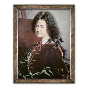 Tablou inramat - Hyacinthe Francois Rigaud - Autoportret, 70 x 90 cm