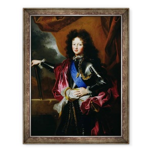 Tablou inramat - Hyacinthe Francois Rigaud - Portret De Ludovic al Frantei 1682-1712 Duce de Burgundia, 70 x 90 cm