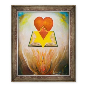 Tablou inramat - Ikahl Beckford - Bine peste rau, 50 x 60 cm