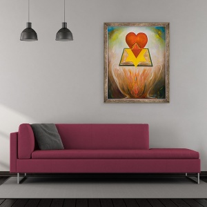 Tablou inramat - Ikahl Beckford - Bine peste rau, 50 x 60 cm - Img 2