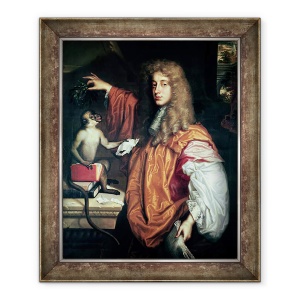 Tablou inramat - Jacob Huysmans - John Wilmot 1647-80 al doilea conte de Rochester, 50 x 60 cm