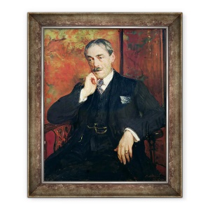 Tablou inramat - Jacques-Emile Blanche - Portretul lui Paul Valery 1871-1945, 70 x 85 cm