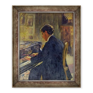 Tablou inramat - Jan Franzevich Cioglinsky - Portretul Lui Joseph Hofman, 50 x 60 cm