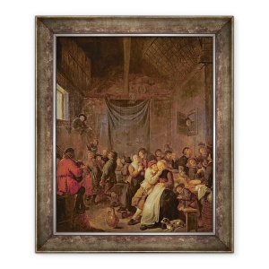 Tablou inramat - Jan Miense Molenaer - A douasprezecea noapte, 70 x 85 cm