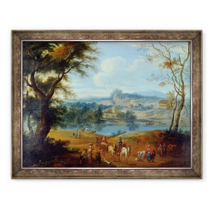 Tablou inramat - Jan Peter van Bredael the Elder - peisaj, 70 x 90 cm