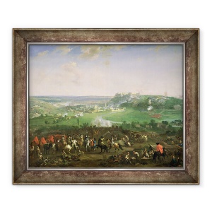 Tablou inramat - Jan van Hugthenburgh - Asediul lui Namur, 70 x 85 cm