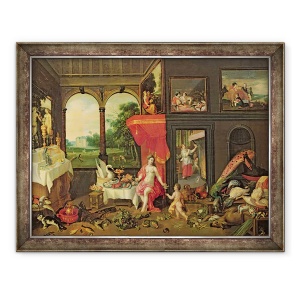 Tablou inramat - Jan van Kessel - Alegorie de gust, 60 x 80 cm