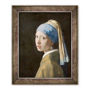 Tablou inramat - Jan Vermeer - Fata cu un cercel perla, 70 x 85 cm