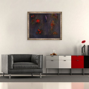 Tablou inramat - Jane Deakin - Gradina zanelor, 50 x 60 cm - Img 2