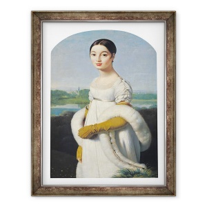 Tablou inramat - Jean Auguste Dominique Ingres - Portret De Mademoiselle Caroline Riviere 1793-1803, 60 x 80 cm