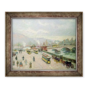 Tablou inramat - Jean Baptiste Armand Guillaumin - Pont Corneille la Rouen, 50 x 60 cm
