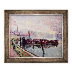 Tablou inramat - Jean Baptiste Armand Guillaumin - slepuri de carbune, 50 x 60 cm