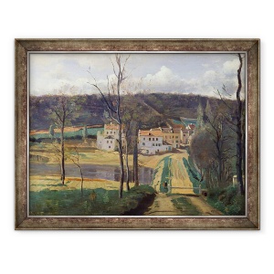 Tablou inramat - Jean Baptiste Camille Corot - Ville-dAvray, 70 x 90 cm